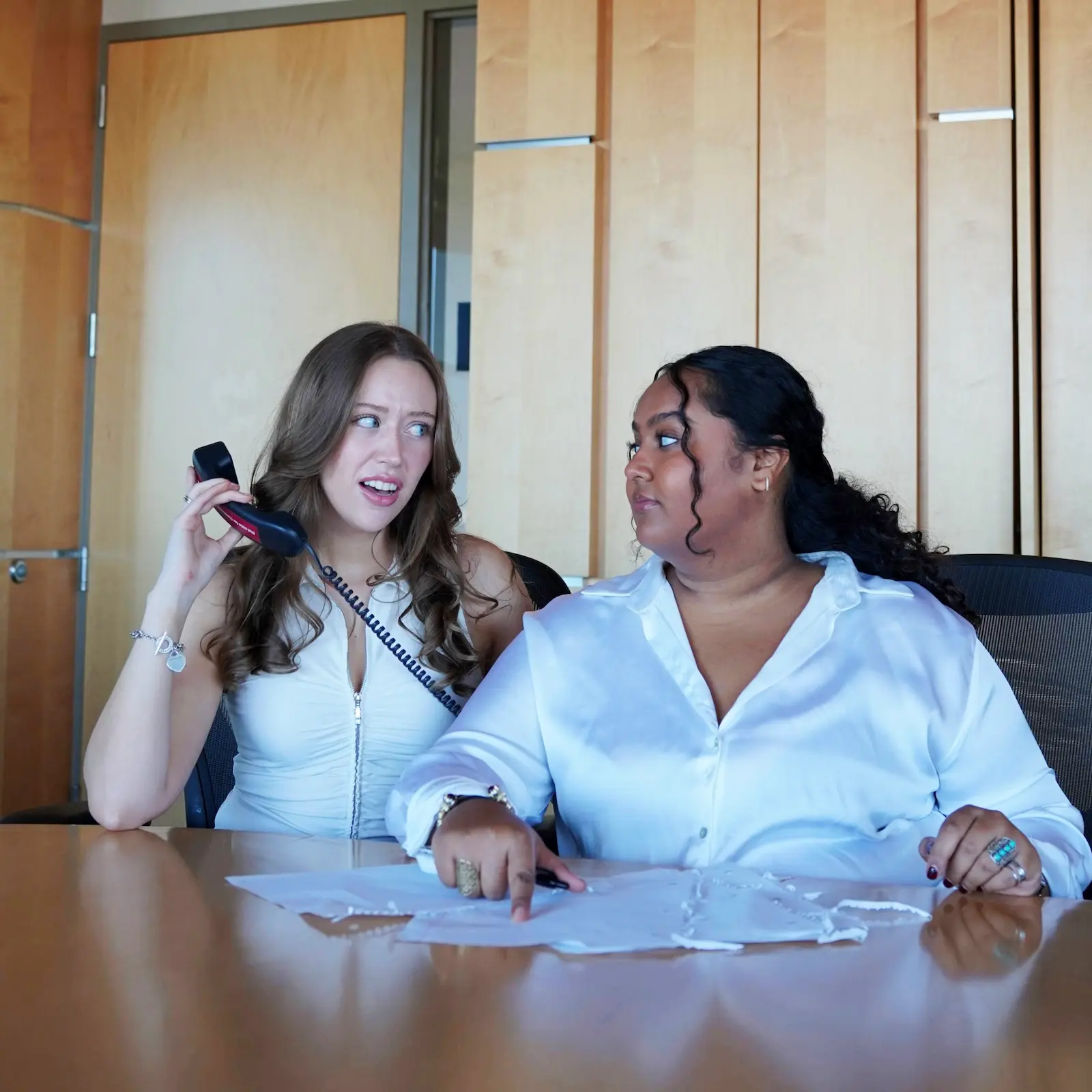 Creators of Crestmore Admissions Sitting At a Table